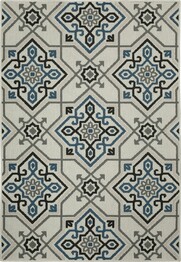 Oriental Weavers Torrey 004Y1 Light Grey and  Blue