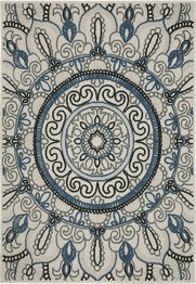 Oriental Weavers Torrey 072J1 Light Grey and  Blue