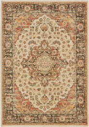 Oriental Weavers Toscana 9551A Ivory and  Orange