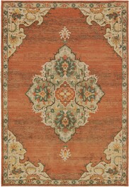 Oriental Weavers Toscana 9568B Orange and  Grey