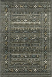 Oriental Weavers Venice 095E8 Blue and  Gold