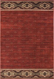 Oriental Weavers Woodlands 9652C Red and  Gold