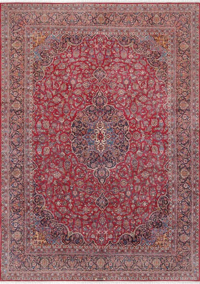 Pasargad Persian Kashan 018117 Red