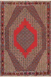 Pasargad Vintage Senneh 000413 Pink