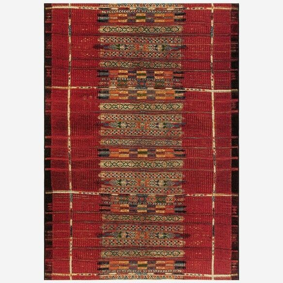 Trans Ocean Marina Tribal Stripe Red 8057/24