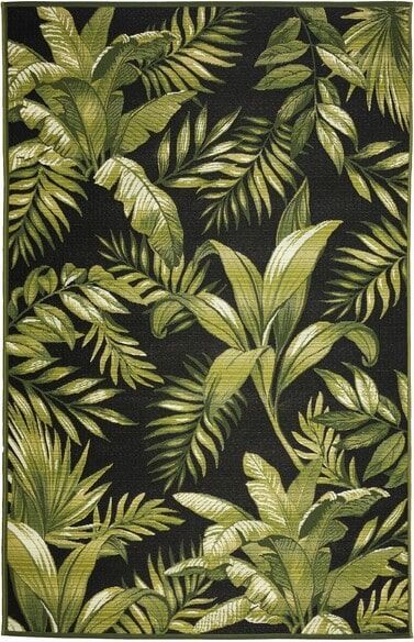 Trans Ocean Marina Jungle Leaves Black 8115/48