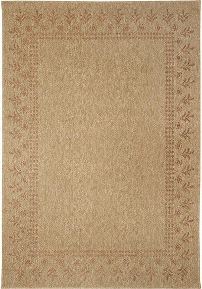 Trans Ocean Sahara Block Print Border Terracotta 7188/14