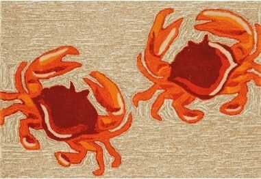 Trans Ocean Frontporch Crabs Natural 1404/12