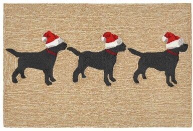 Trans Ocean Frontporch 3 Dogs Christmas Neutral 1857/12