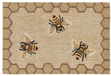 Trans Ocean Frontporch Honeycomb Bee Natural 2432/12