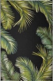 Trans Ocean Marina Palm Border Black 8151/48