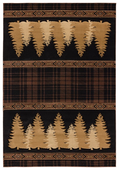 United Weavers Cottage Woodland Brown