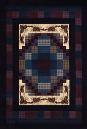 United Weavers Manhattan Gingham Pine Navy