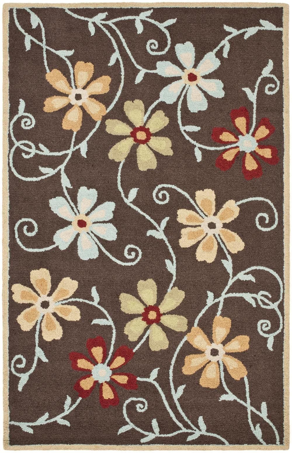 Safavieh Blossom BLM456A Ivory - Multi 5' x 8' Area Rug