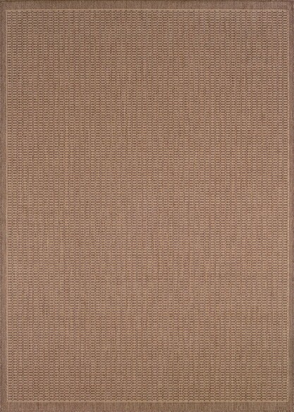Couristan Recife Saddlestitch and Cocoa/Natural 1001/1500