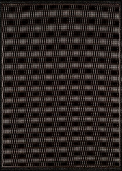 Couristan Recife Saddlestitch and Black/Cocoa 1001/2000