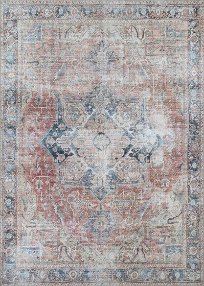 Couristan Pasha Antique Kashan  and Rust Rust 50855040