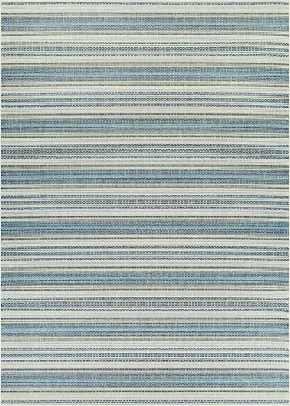 Couristan Monaco Marbella and Ivory/Sand/Azure 6041/3161
