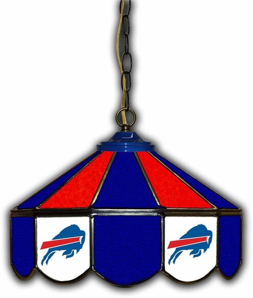 NFL BUFFALO BILLS 14 GLASS PUB LAMP 133-1021
