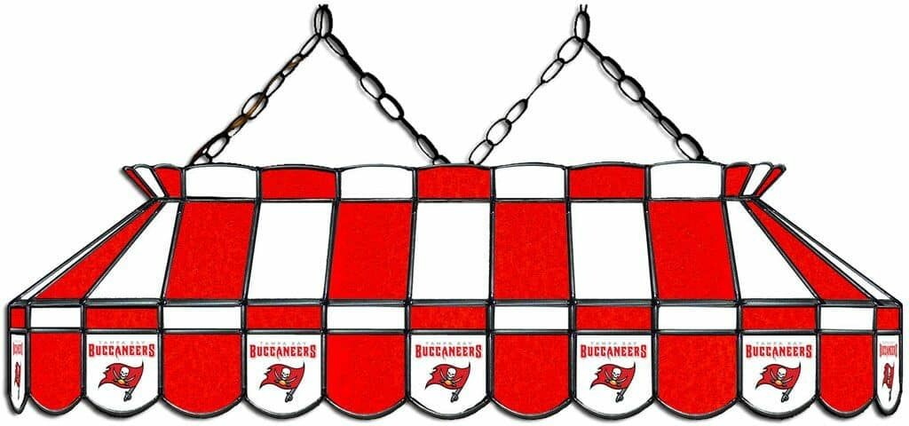 NFL TAMPA BAY BUCCANEERS 40 GLASS LAMP 18-1009