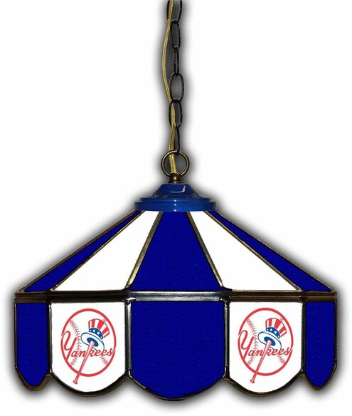 MLB NEW YORK YANKEES 14 GLASS PUB LAMP 233-2001