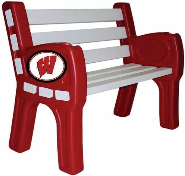 COLLEGE UNIVERSITY OF WISCONSIN PARK BENCH 388-3013