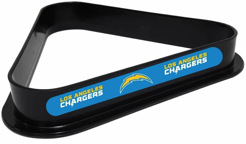 NFL LOS ANGELES CHARGERS PLASTIC 8 BALL RACK 483-1036