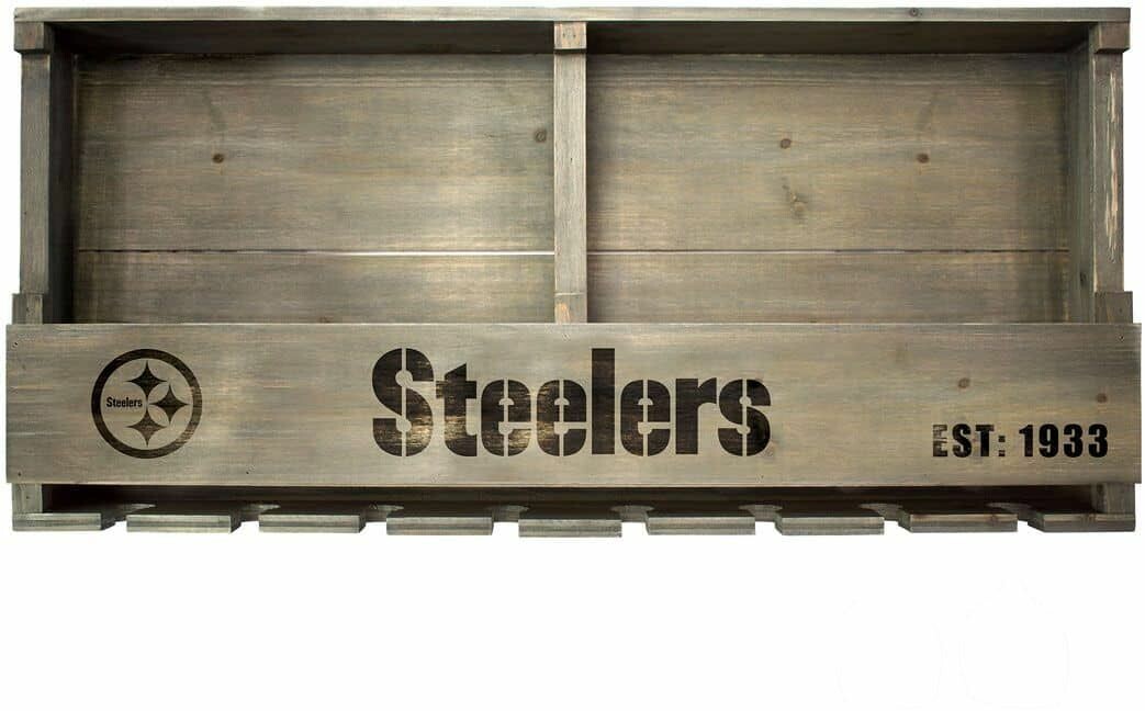 NFL PITTSBURGH STEELERS RECLAIMED BAR SHELF 627-1004
