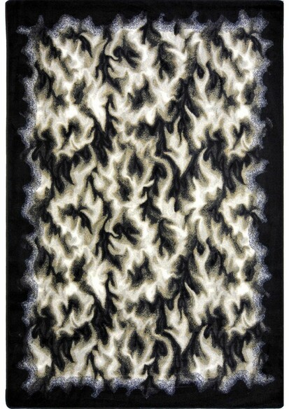Joy Carpets Kaleidoscope Inferno Charcoal Area Rug | Free Shipping
