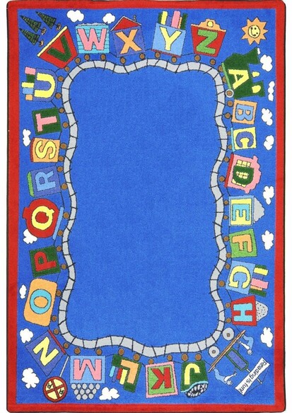 Joy Carpets Kid Essentials Reading Train Multi