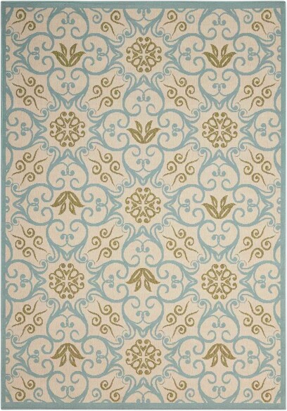 Nourison Caribbean CRB02 Ivory Blue