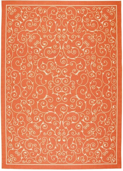 Nourison Home and Garden RS019 Orange