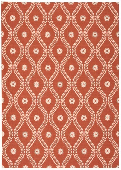 Nourison Home and Garden RS085 Rust