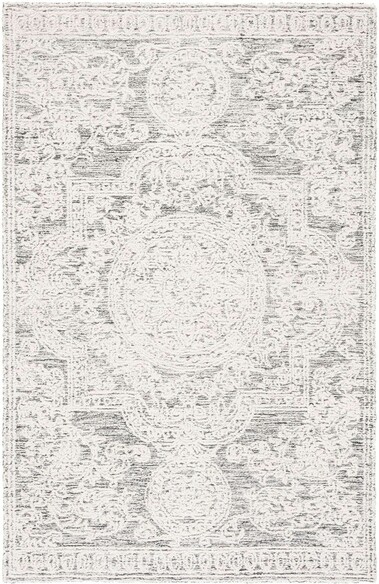 Safavieh Abstract ABT356H Ivory and Charcoal