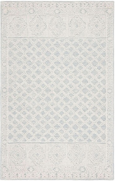 Safavieh Abstract ABT466M Blue and Ivory