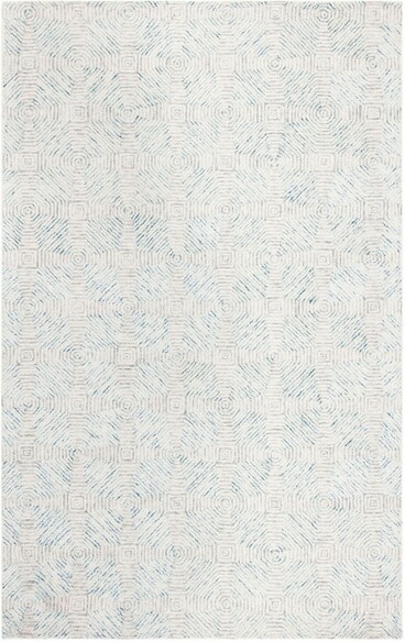Safavieh Abstract ABT654A Ivory and Light Blue