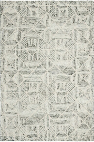 Safavieh Abstract ABT763Y Green and Ivory