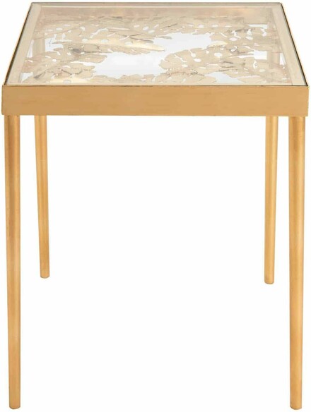 LEILANI PALM LEAF SIDE TABLE