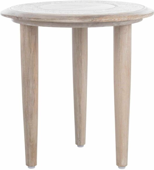 REHNUMA CARVED SIDE TABLE
