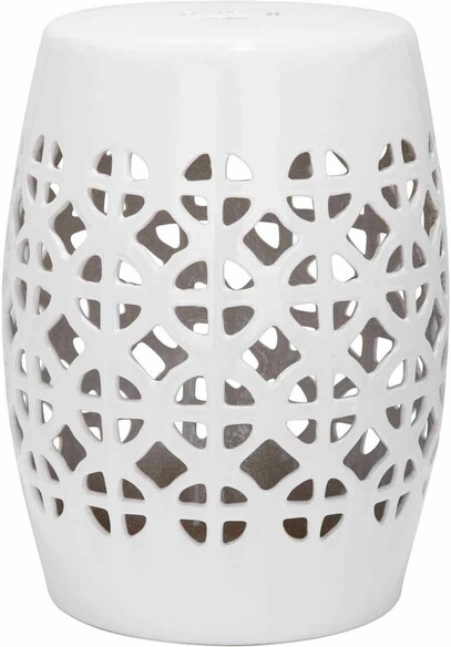 CIRCLE LATTICE GARDEN STOOL