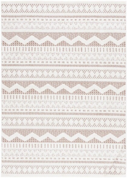 Safavieh Alamo ALM716T Taupe and Ivory