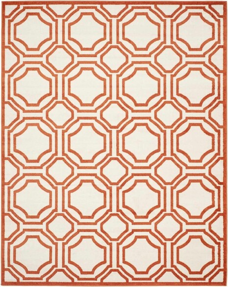 Safavieh Amherst AMT411F Ivory and Orange