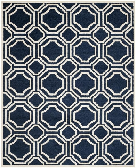 Safavieh Amherst AMT411P Navy and Ivory