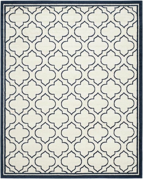Safavieh Amherst AMT412M Ivory and Navy