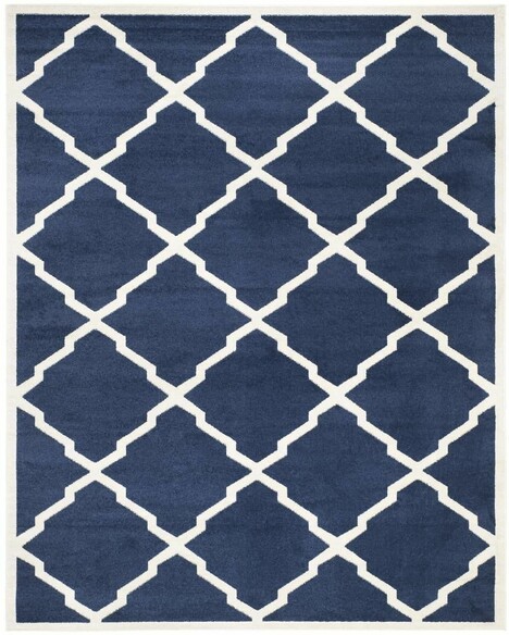 Safavieh Amherst AMT421P Navy and Beige