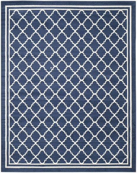 Safavieh Amherst AMT422P Navy and Beige