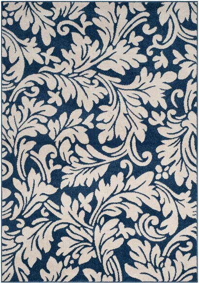Safavieh Amherst AMT425P Navy and Ivory