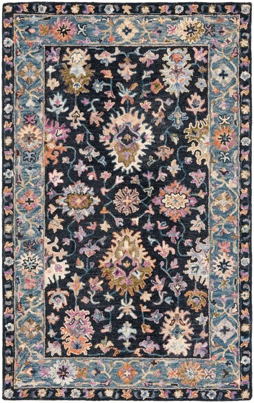 Safavieh Aspen APN136Z Black and Light Blue