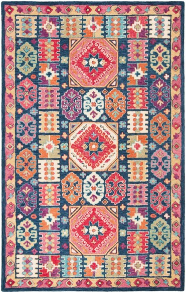 Safavieh Aspen APN518M Blue and Red
