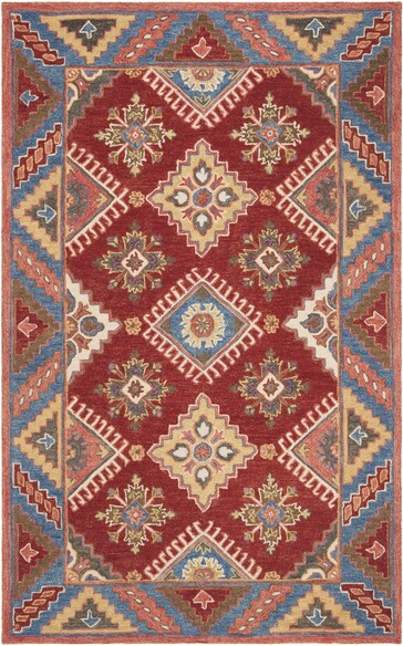 Safavieh Aspen APN803Q Red and Blue